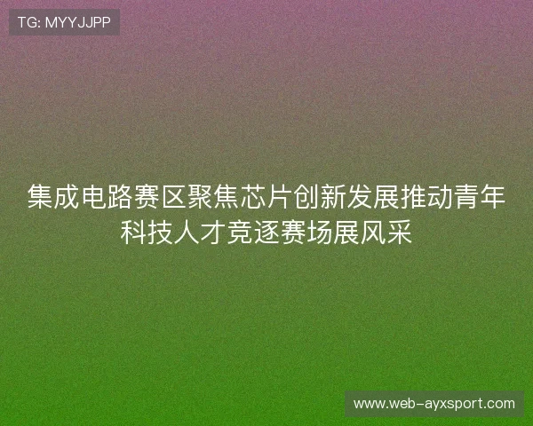 集成电路赛区聚焦芯片创新发展推动青年科技人才竞逐赛场展风采